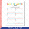 Printable Back to School Games Bundle