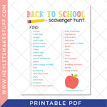 Printable Back to School Games Bundle