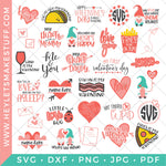 BIG Valentine's Day Bundle - 31 SVG Files!
